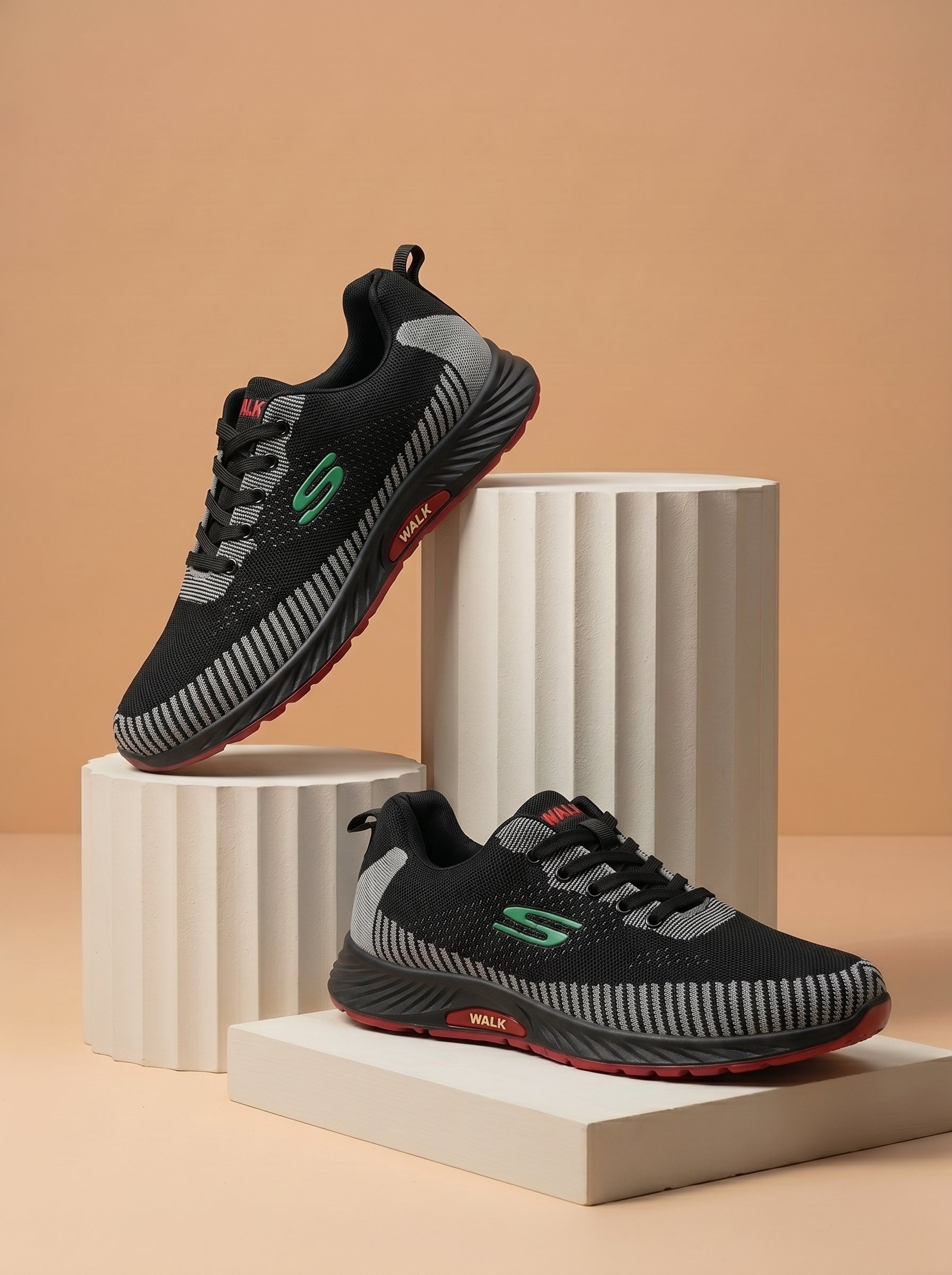 Classic Jogger Shoes For Men-Black-BE5515