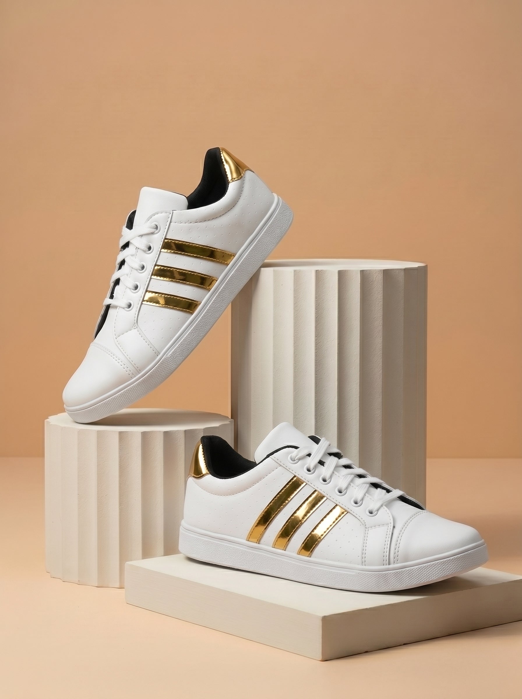Classic Sneaker Shoes For Men-White-BE2887