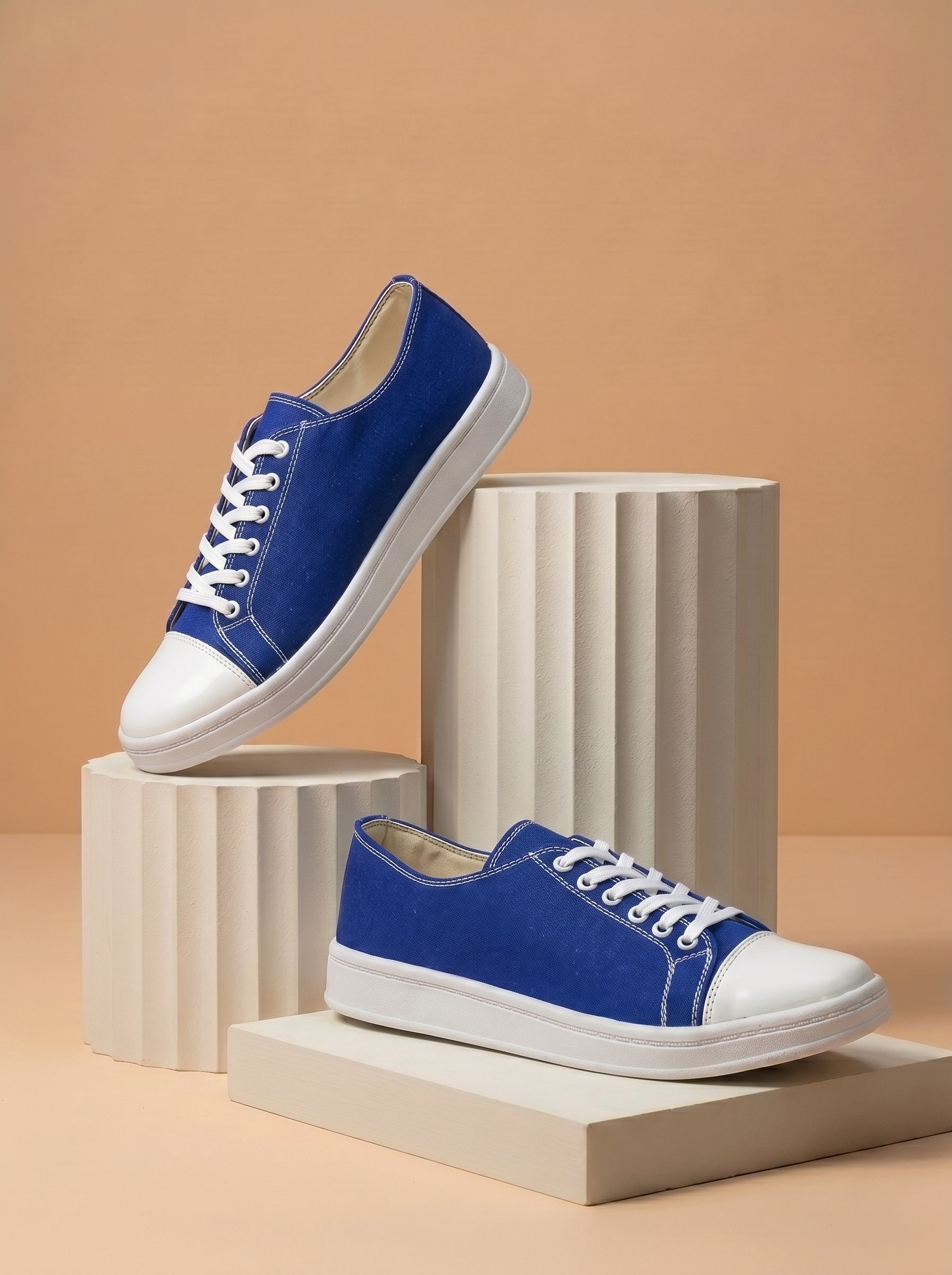 Classic Sneaker Shoes For Men-Blue-BE8496