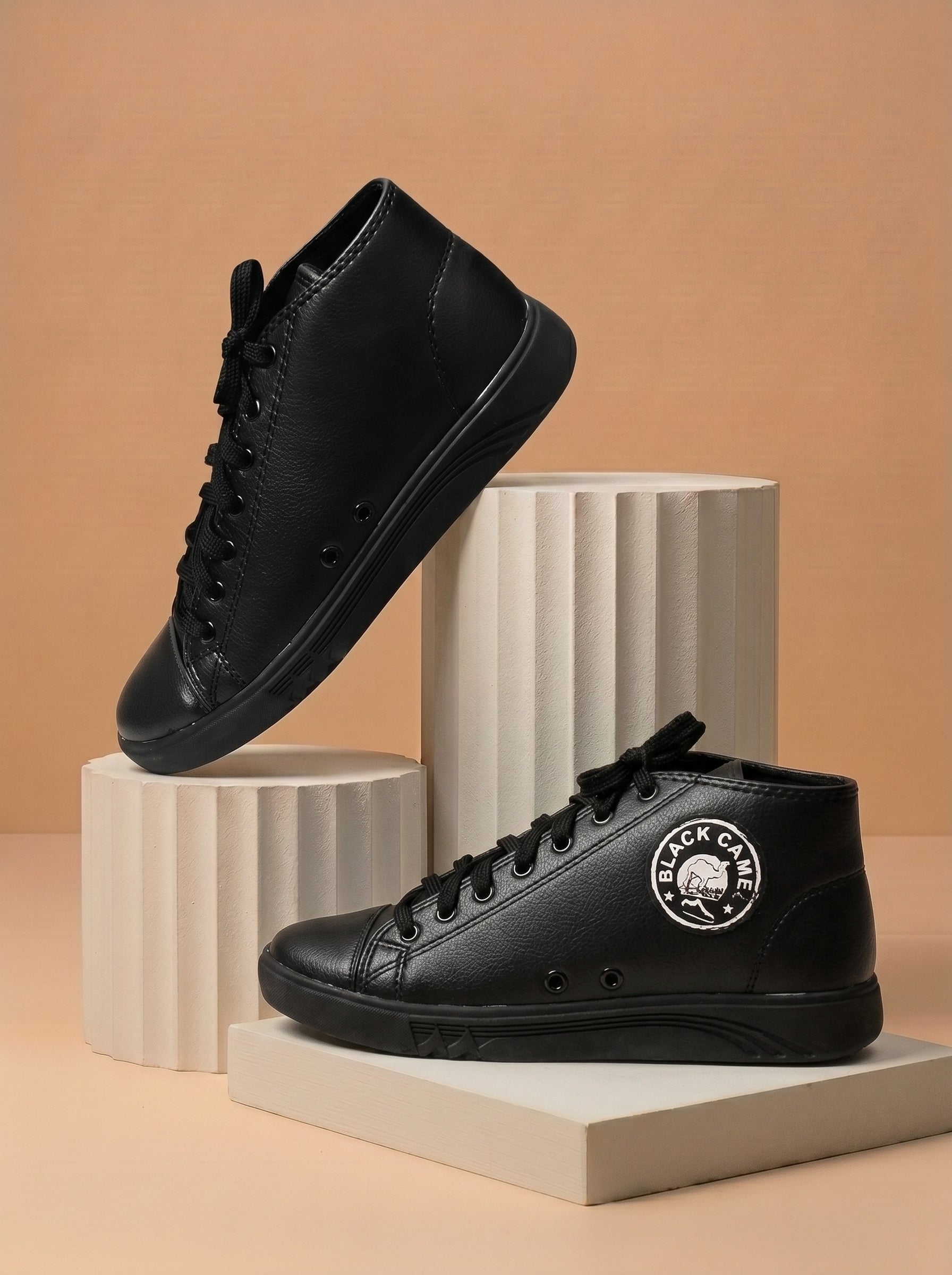 Classic Sneaker Shoes For Men-Black-BE1285
