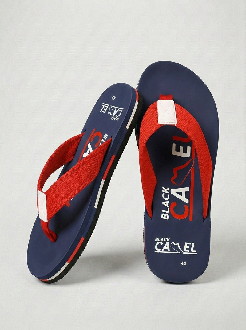 Comfortable Foam Flip-Flops-Red & Blue-BE3782