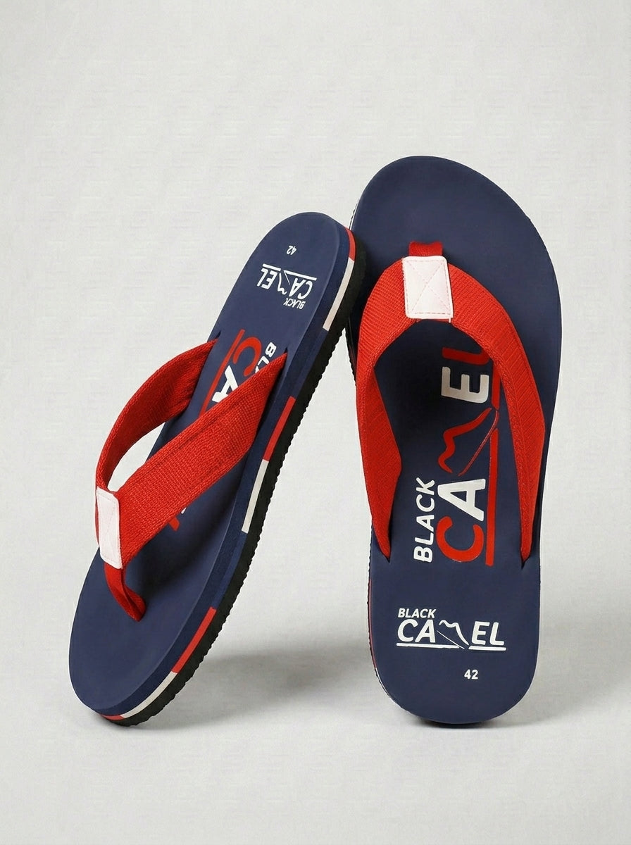 Comfortable Foam Flip-Flops-Red & Blue-BE3782