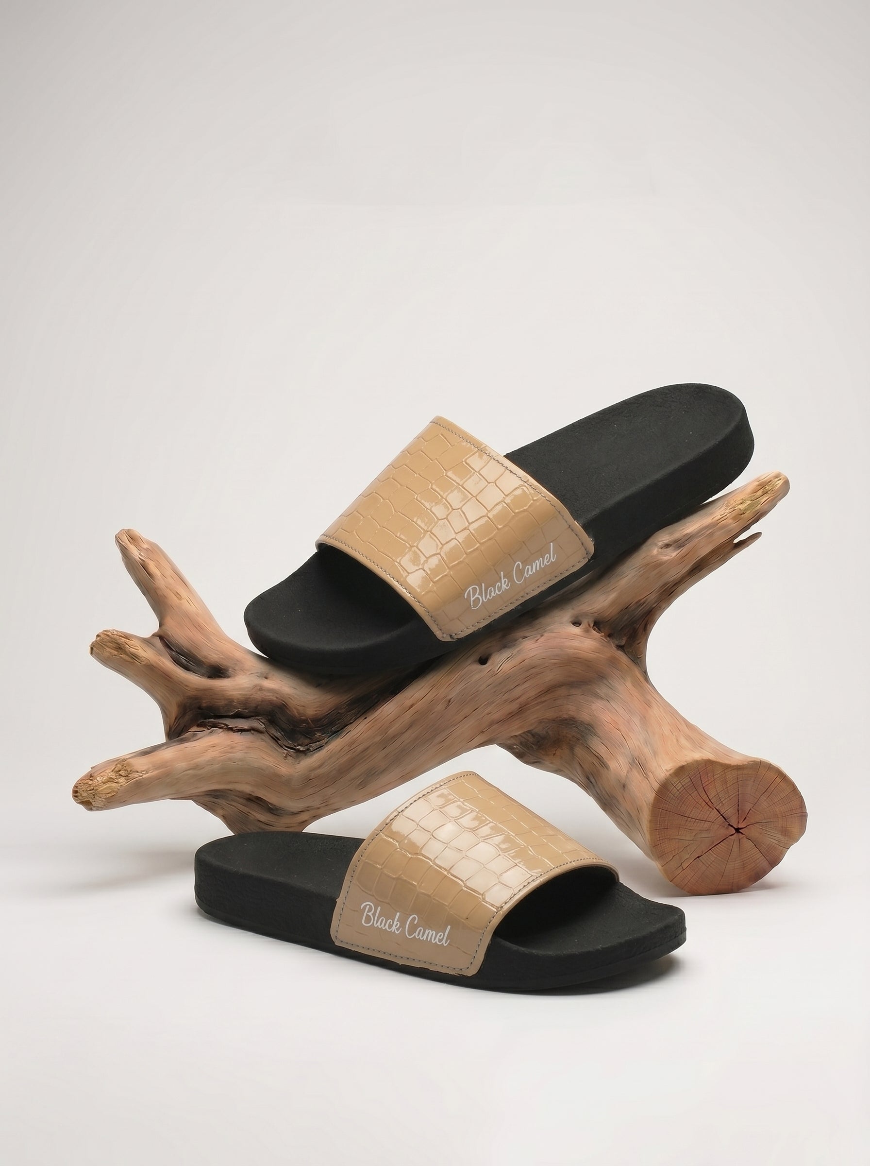 Men's Premium Flip Flop Fashion Slides-Light Skin Textured Design-BE3834