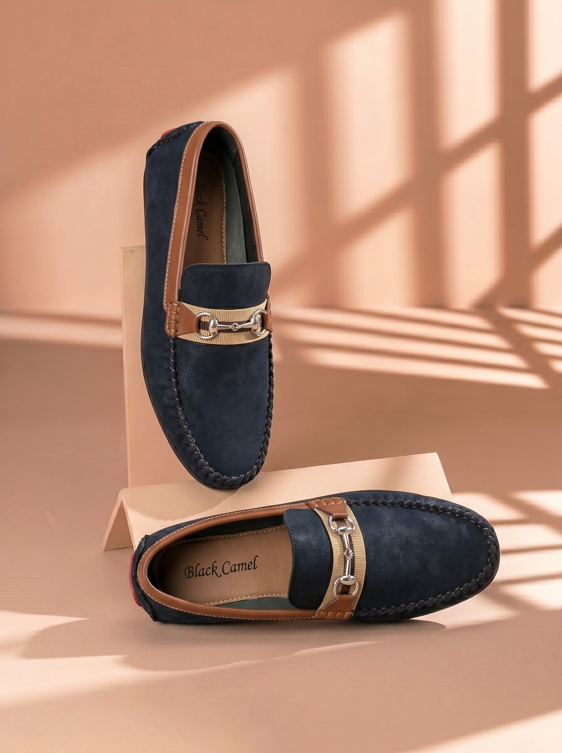 Men's Comfortable Formal Shoes-Navy-BE5257