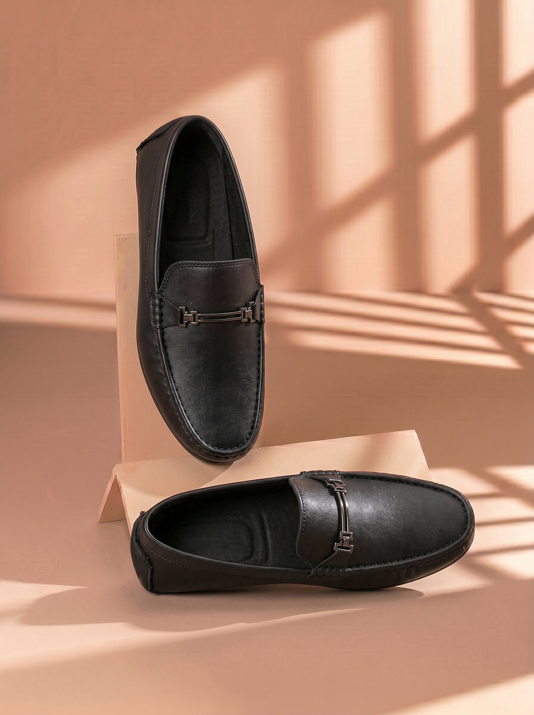 Men's Comfortable Formal Shoes-Black-BE3614