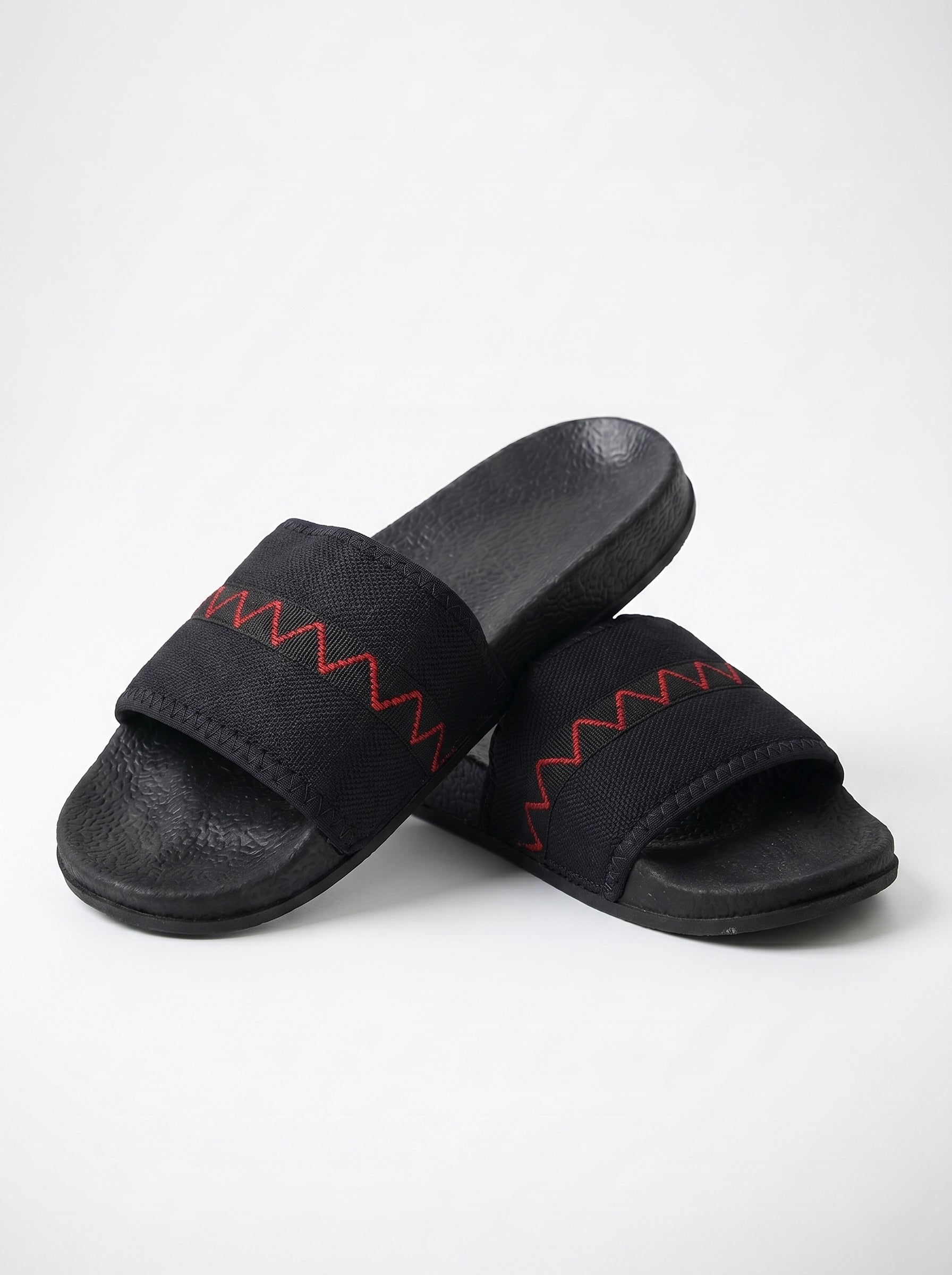 Men's Premium Flip Flop Fashion Slides-Black-BE5743