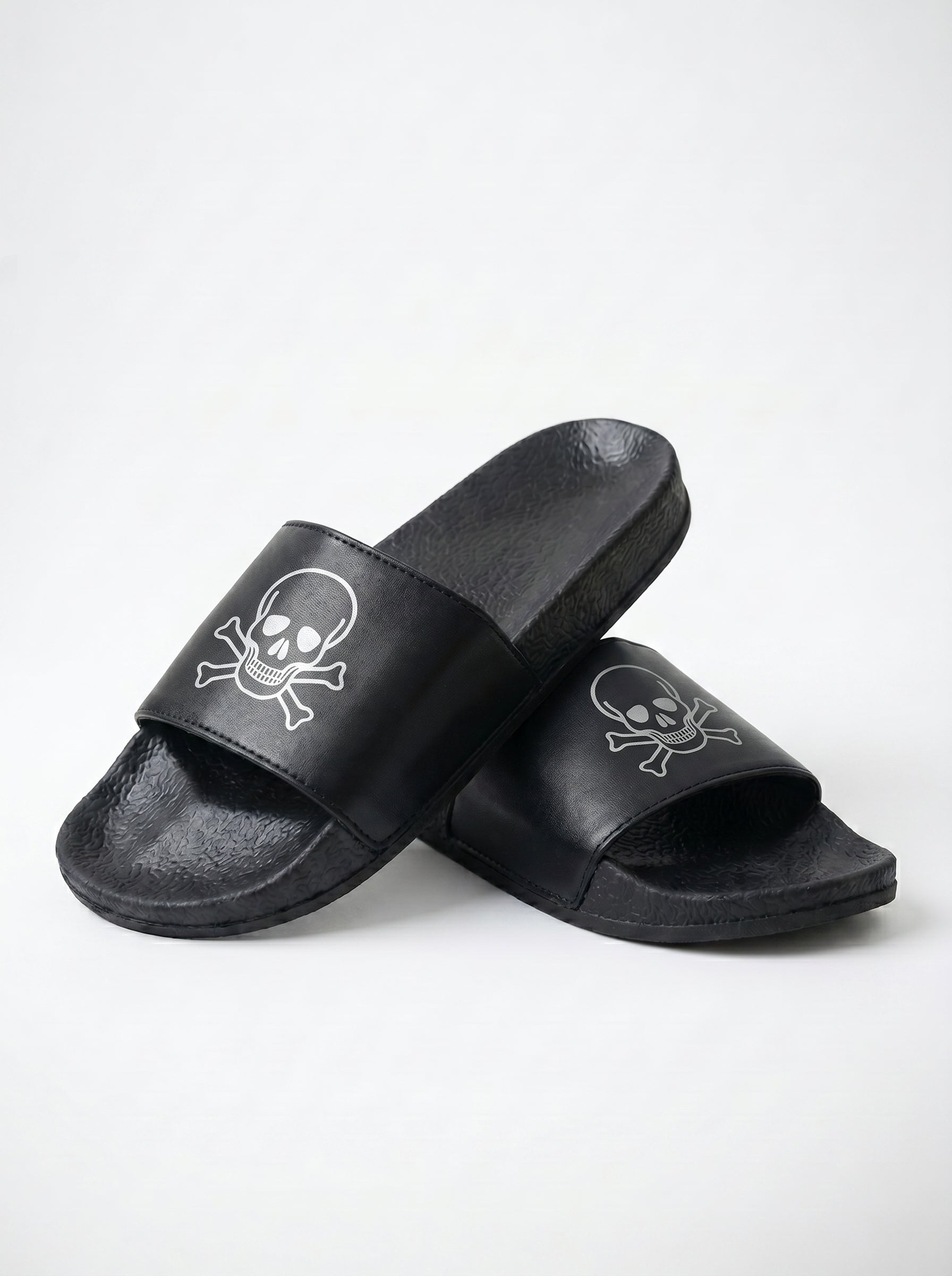 Men's Premium Flip Flop Fashion Slides-Black-BE2625