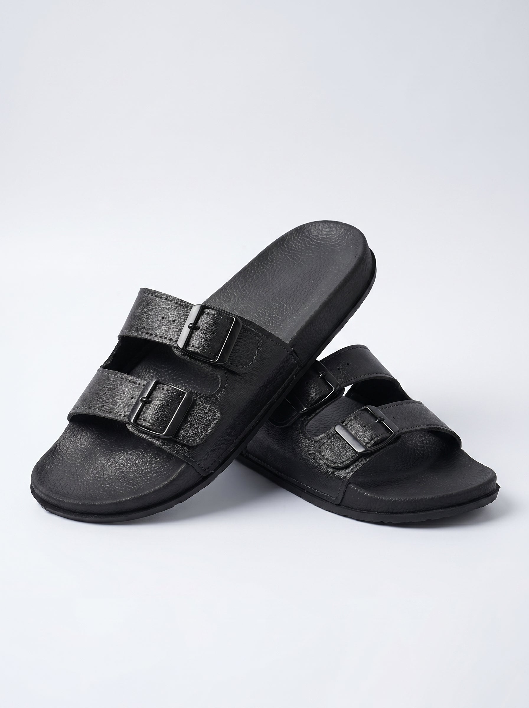 Men's Premium Flip Flop Fashion Slides-Black-BE4989