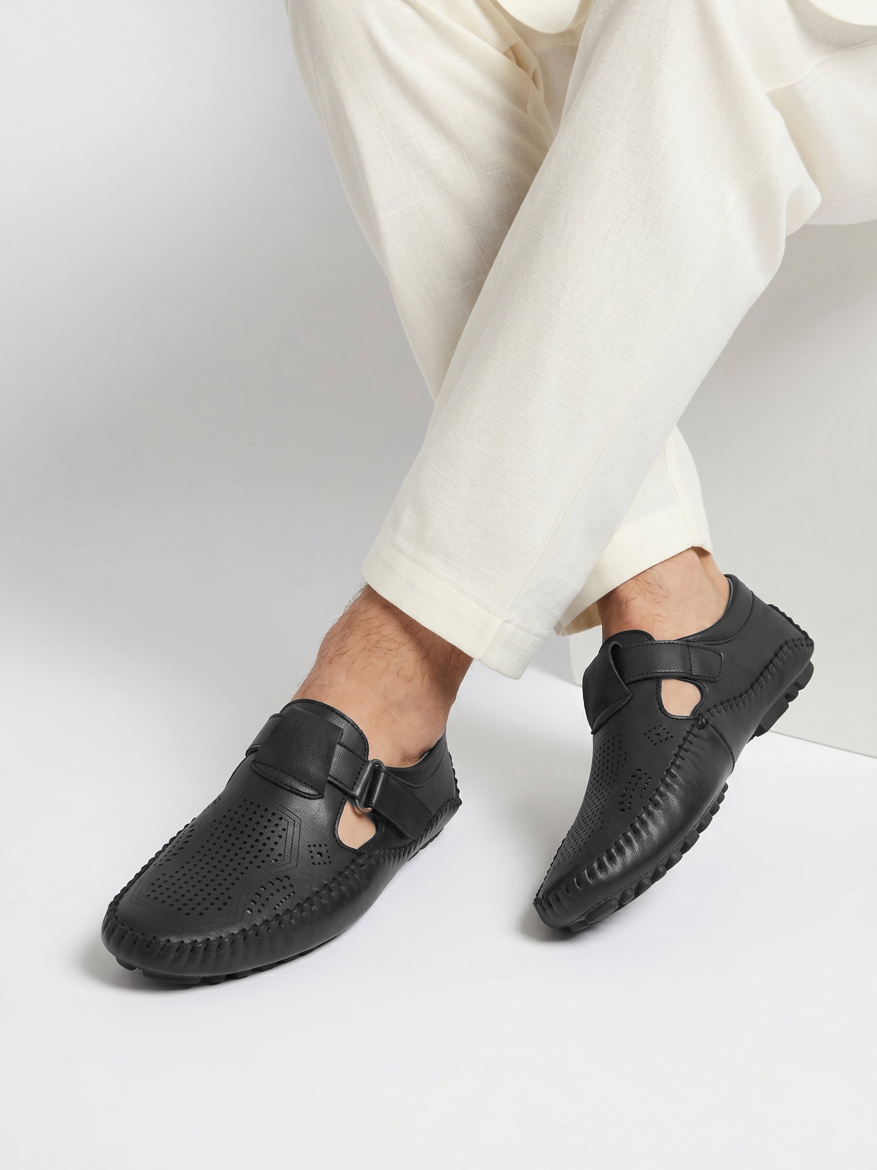 Men's Premium Sandals For Men-Black-BE3321