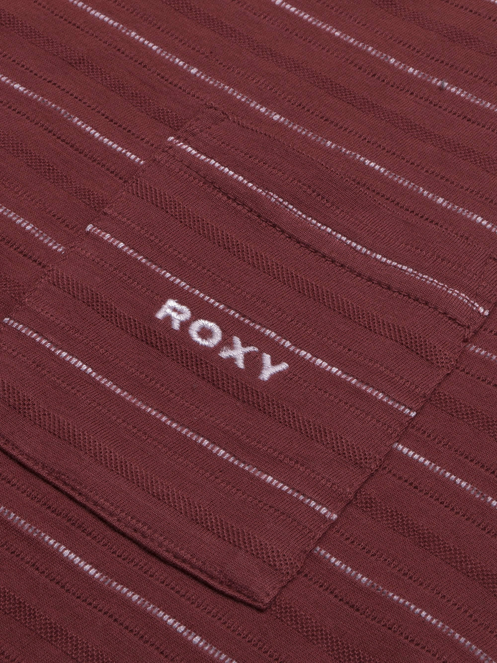 Roxy Sleeveless Pocket Style Vest T Shirt For Men-Burgundy With Stripes-BR13197