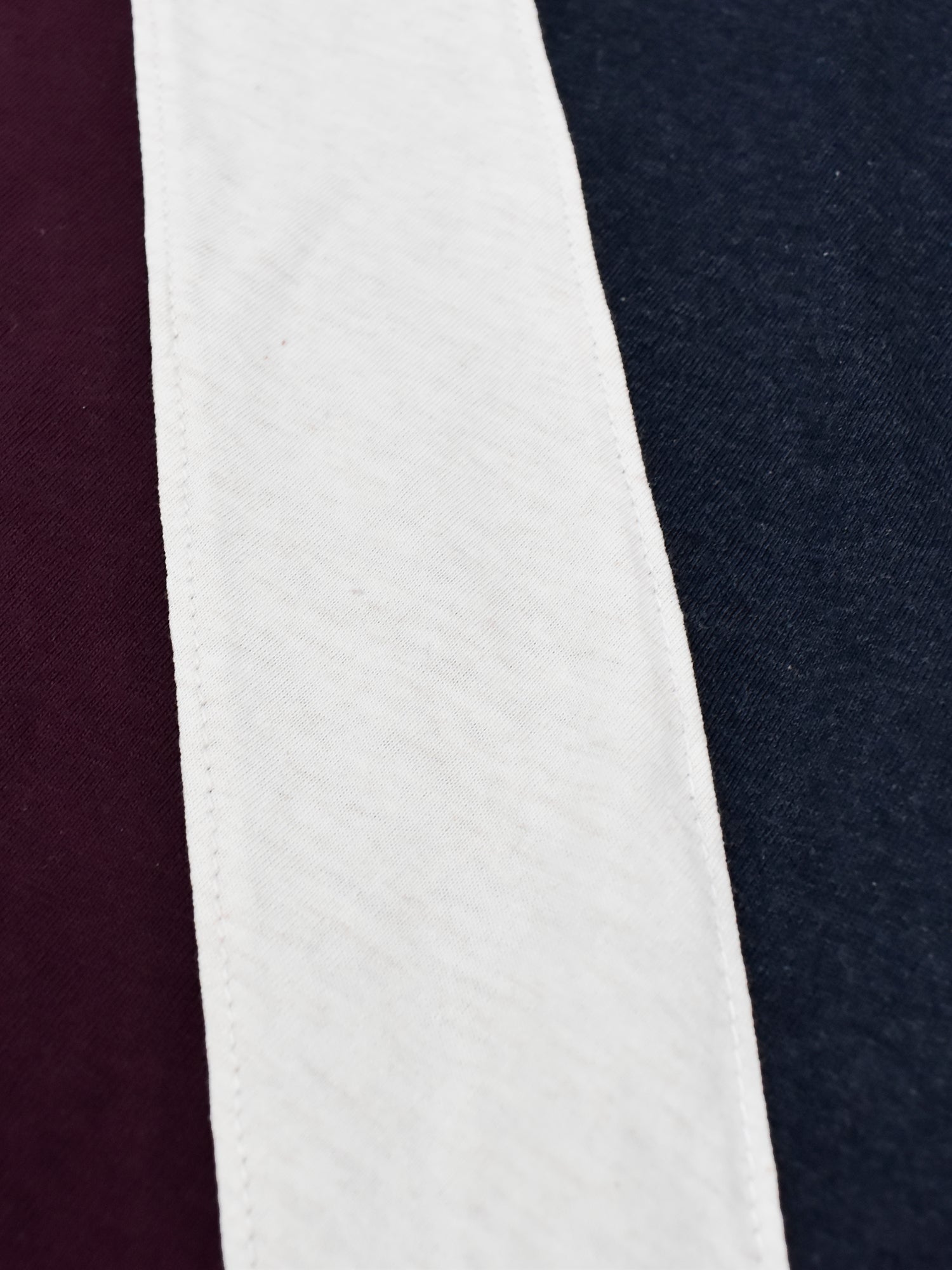 Champion Single Jersey Polo Shirt For Kids-Maroon with Off White & Navy Melange Panels-BR13180