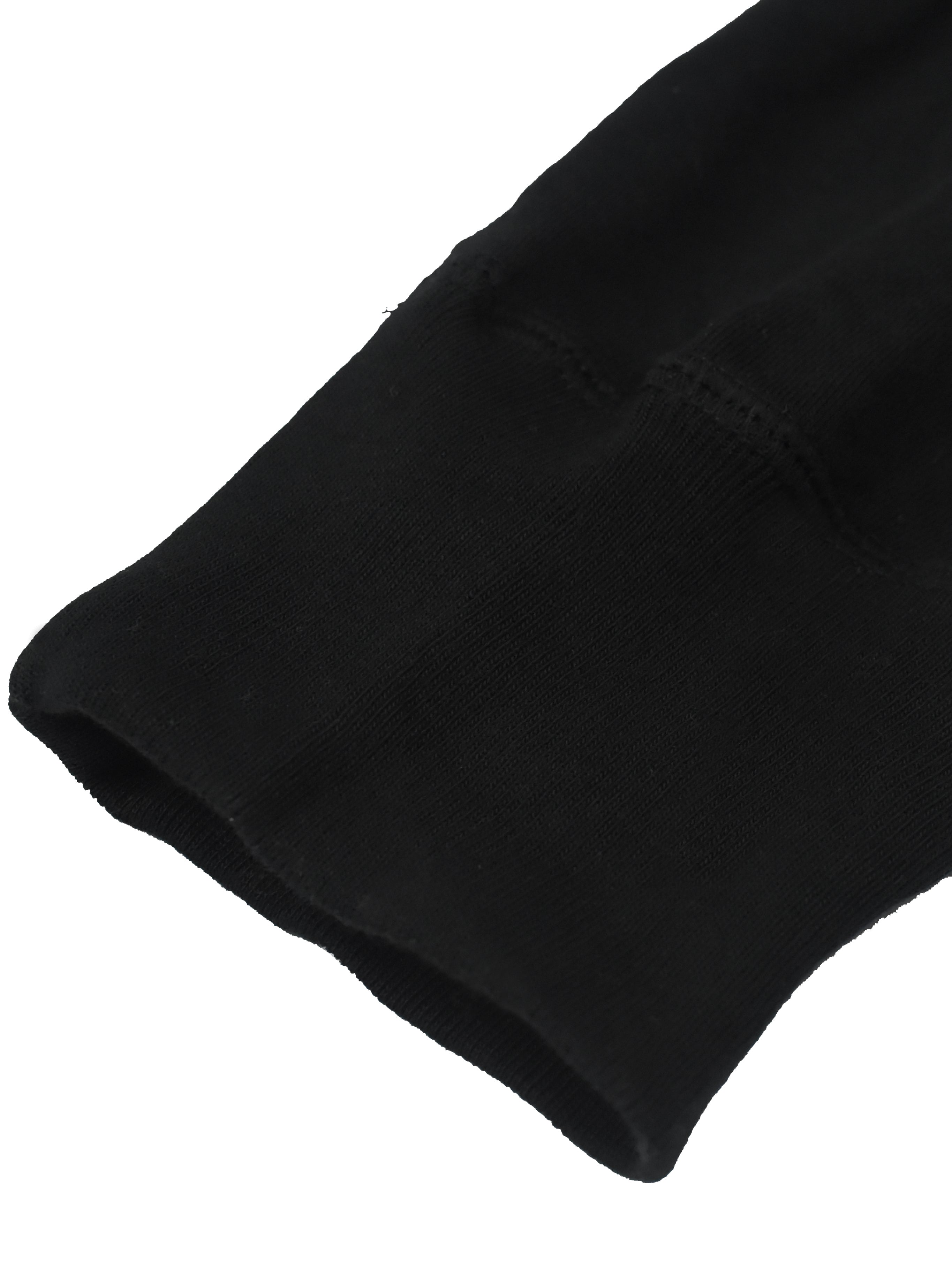 Drift King Slim Fit Light Fleece Jogger Trouser For Men-Black-BR1090