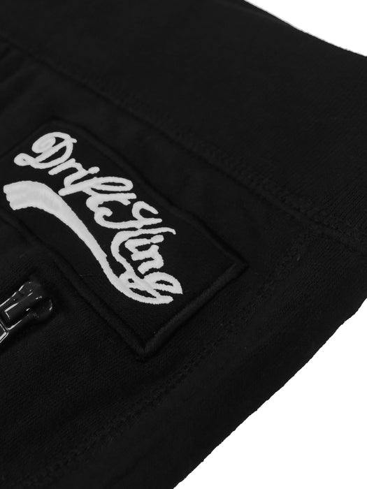 Drift King Regular Fit Light Fleece Trouser For Men-Black-RT1708