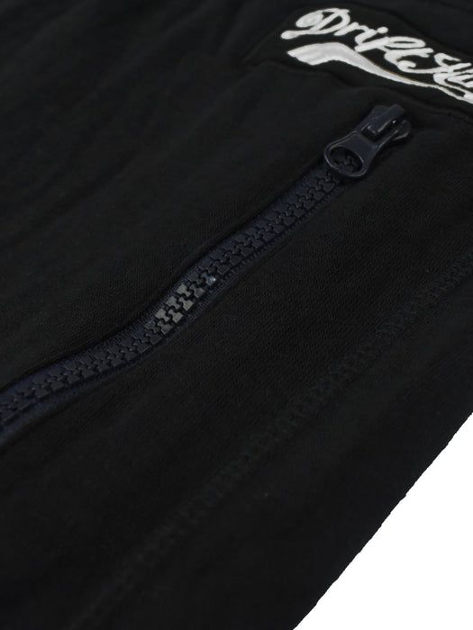 Drift King Regular Fit Light Fleece Trouser For Men-Black-RT1708