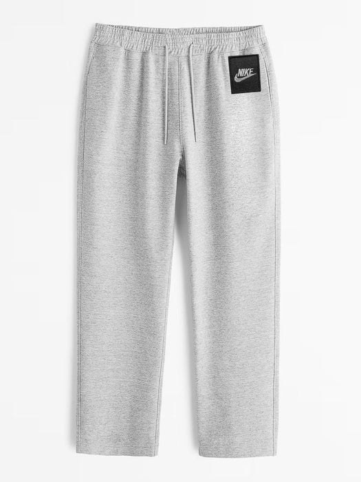 NK Fleece Regular Fit Trouser For Men-Grey Melange-RT1684