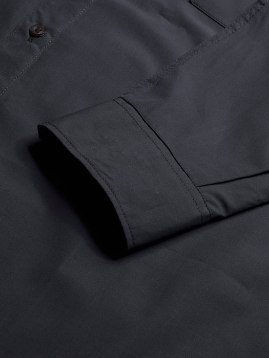 SS Premium Casual Shirt For Men-Dark Slate Grey-BR13636