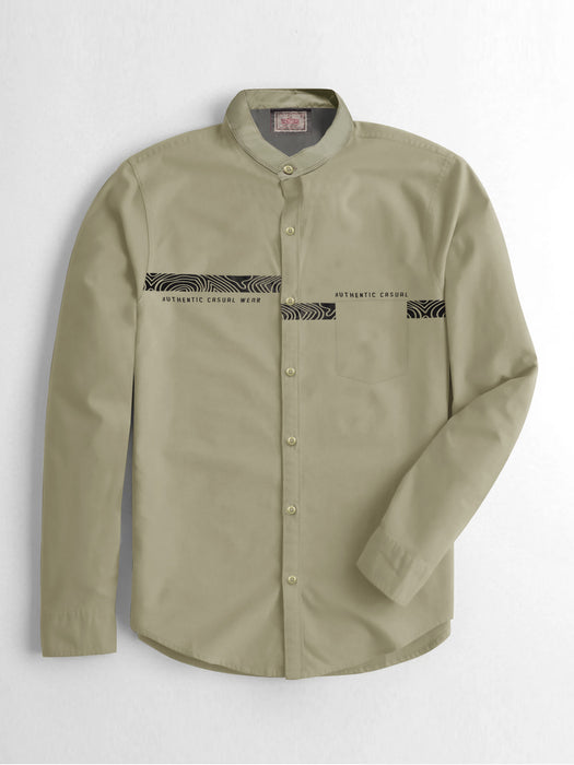 SS Premium Casual Shirt For Men-Light Grapes Green-BR13633