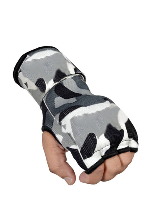 Single Left Hand Evo Fitness Gel Gloves without Bandage-Camouflage-LV459