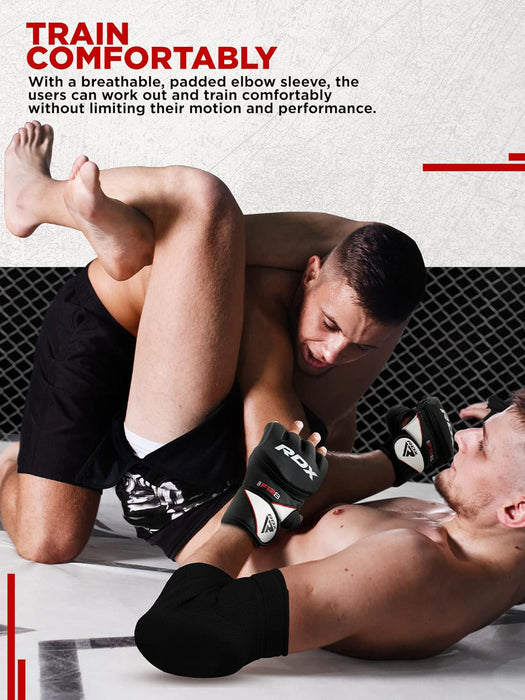 Single Piece Premium Quality Elbow Boxing Pad-Black-LV504