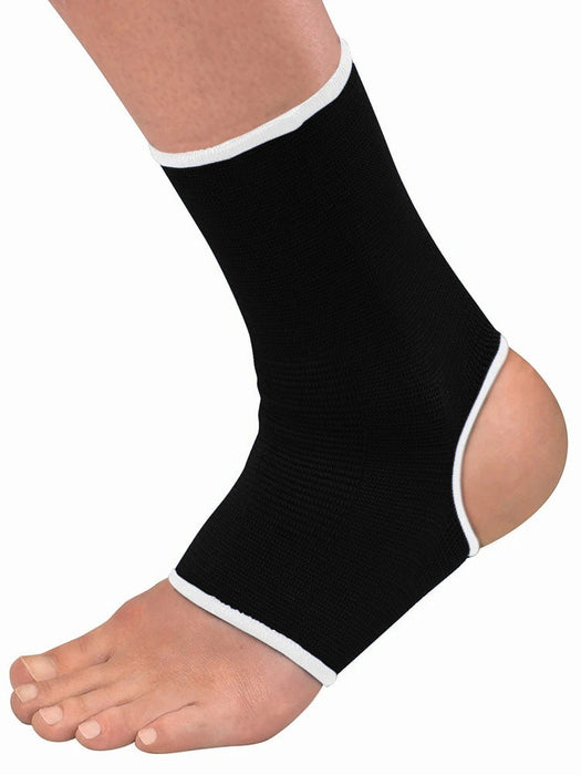 Single Piece Premium Quality Foot Elsatic Guards-Black-LV511