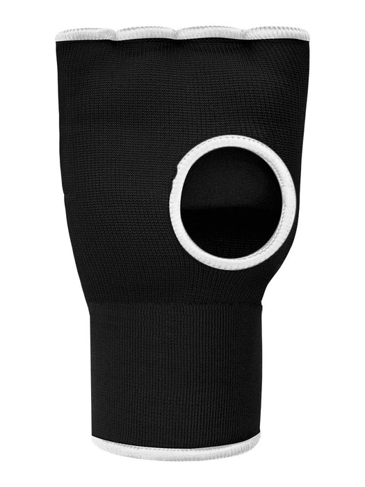 Single Right Hand Unleash the Beast Gloves without Wrist Wrap-Black with White-LV469