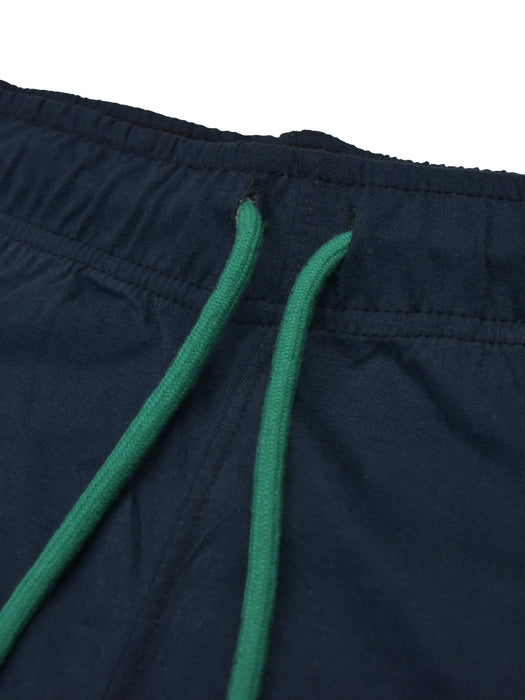 Summer Single Jersey Slim Fit Trouser For Men-Navy With Dark Blue Stripe-RT2099