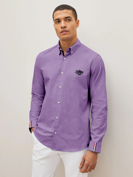 TH Premium Casual Shirt For Men-Light Purple-BR15700