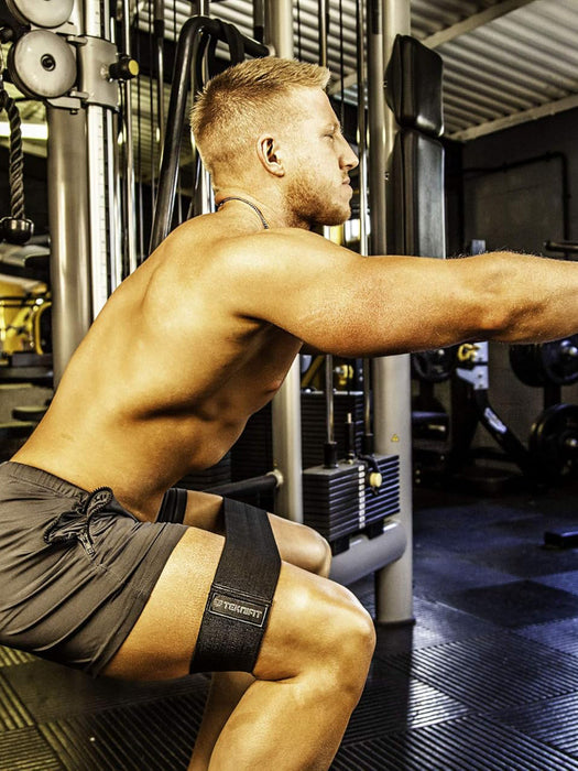 Teknifit Glute Band Premium Fabric Resistance Band (13")for Men-LV385