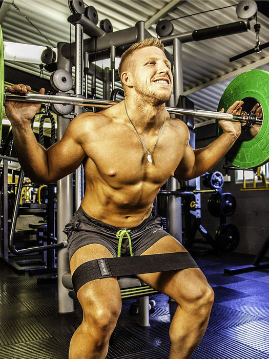 Teknifit Glute Band Premium Fabric Resistance Band (13")for Men-LV385