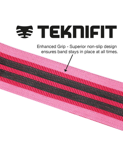 Teknifit Resistance Body Shape Band For Women-Pink-LV536