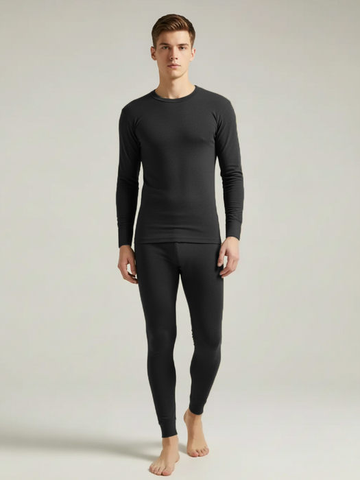 VZV Warmer Suit For Men-Black-VZV12