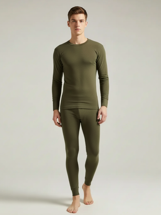VZV Warmer Suit For Men-Olive Green-VZV01