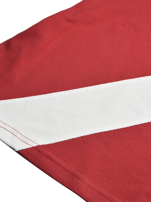 U.S Polo Assn. Summer Polo Shirt For Men-Navy with Coral Orange & White Panel-BR13029