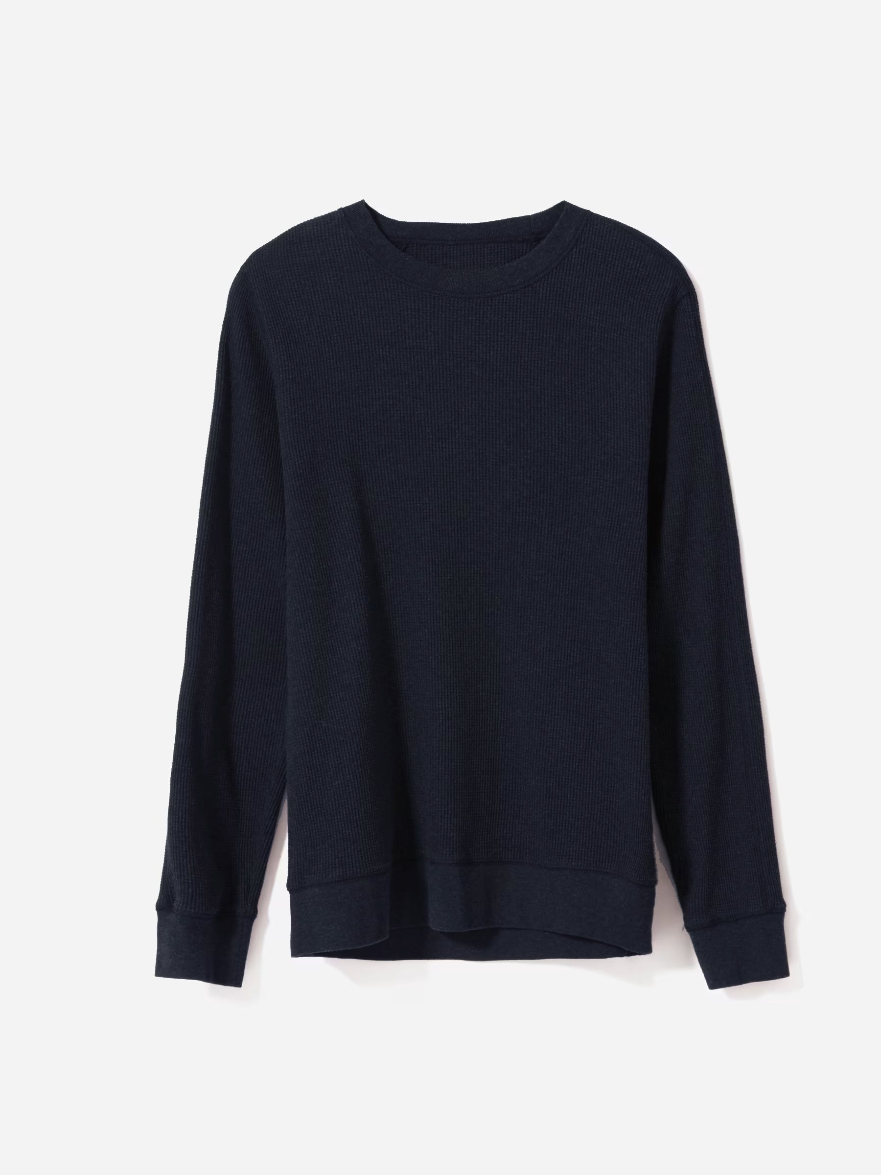 Full Fashion Crew Neck Thermal wool Sweatshirt For Men-Dark Navy-AZ04