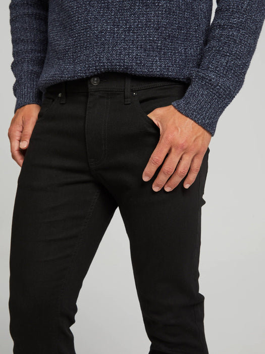Fendi Slim Fit Stretchy Jeans Denim For Men-Black-RT1819