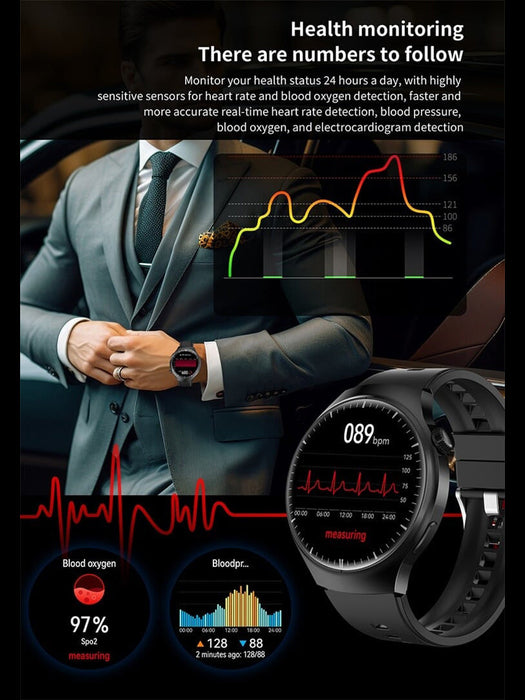 Watch4 Pro Suit Smartwatch High Definition Color Screen Healthy Monitoring Custom Dial-BE1889/BR14038