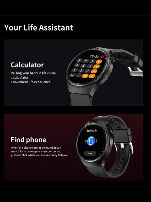 Watch4 Pro Suit Smartwatch High Definition Color Screen Healthy Monitoring Custom Dial-BE1889/BR14038