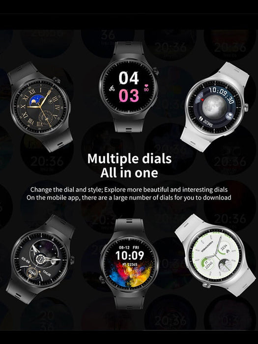 Watch4 Pro Suit Smartwatch High Definition Color Screen Healthy Monitoring Custom Dial-BE1889/BR14038