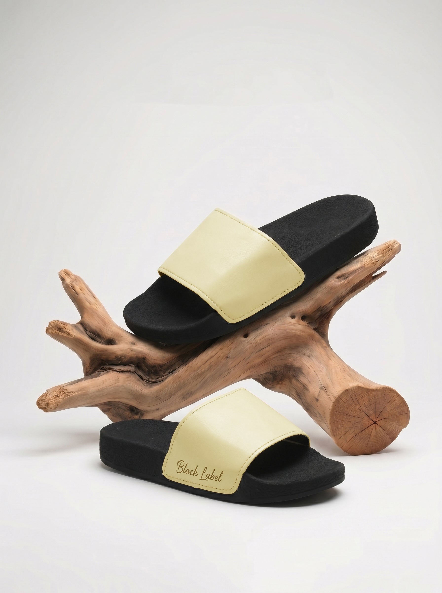 Men's Premium Flip Flop Fashion Slides-Beige-BE6134