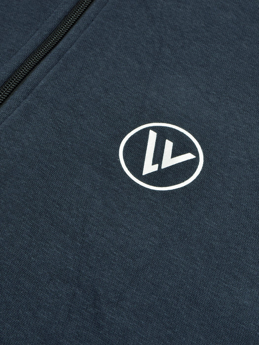 Louis Vicaci Fleece Zipper Tracksuit For Men-Slate Navy-BR831