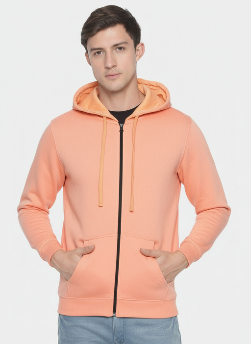 Coral Pink-Orange Hoodie