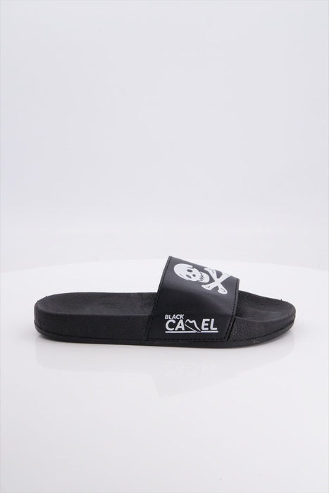 Black Camel Danger Skull Style Black Slide