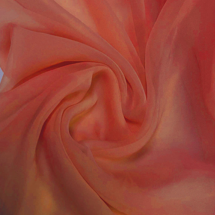 Imported Net Dupatta-dark peach