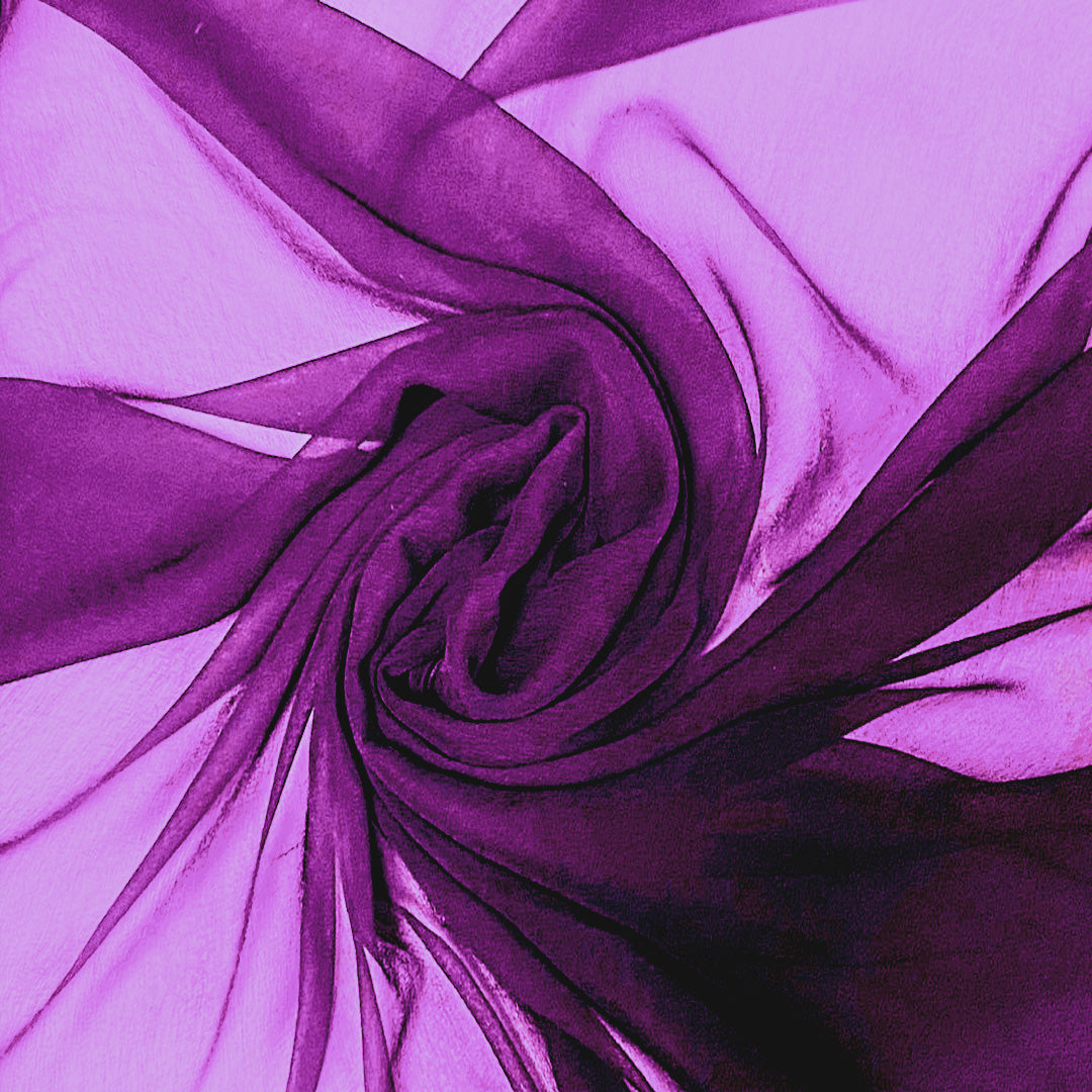Imported Net Dupatta- dark purple