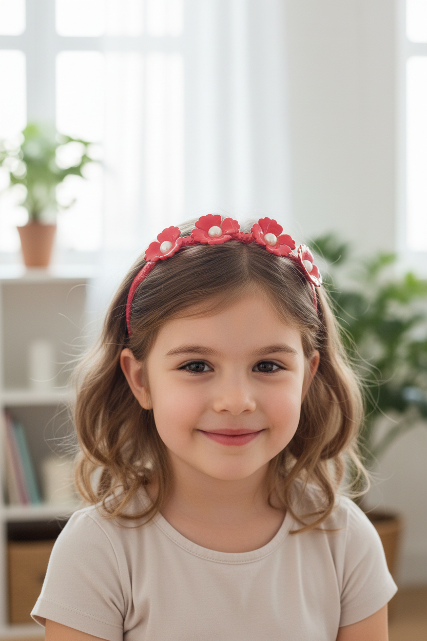 Fashion Fairy Ties Plastic Hair Band For Kids-Assorted-HB1019
