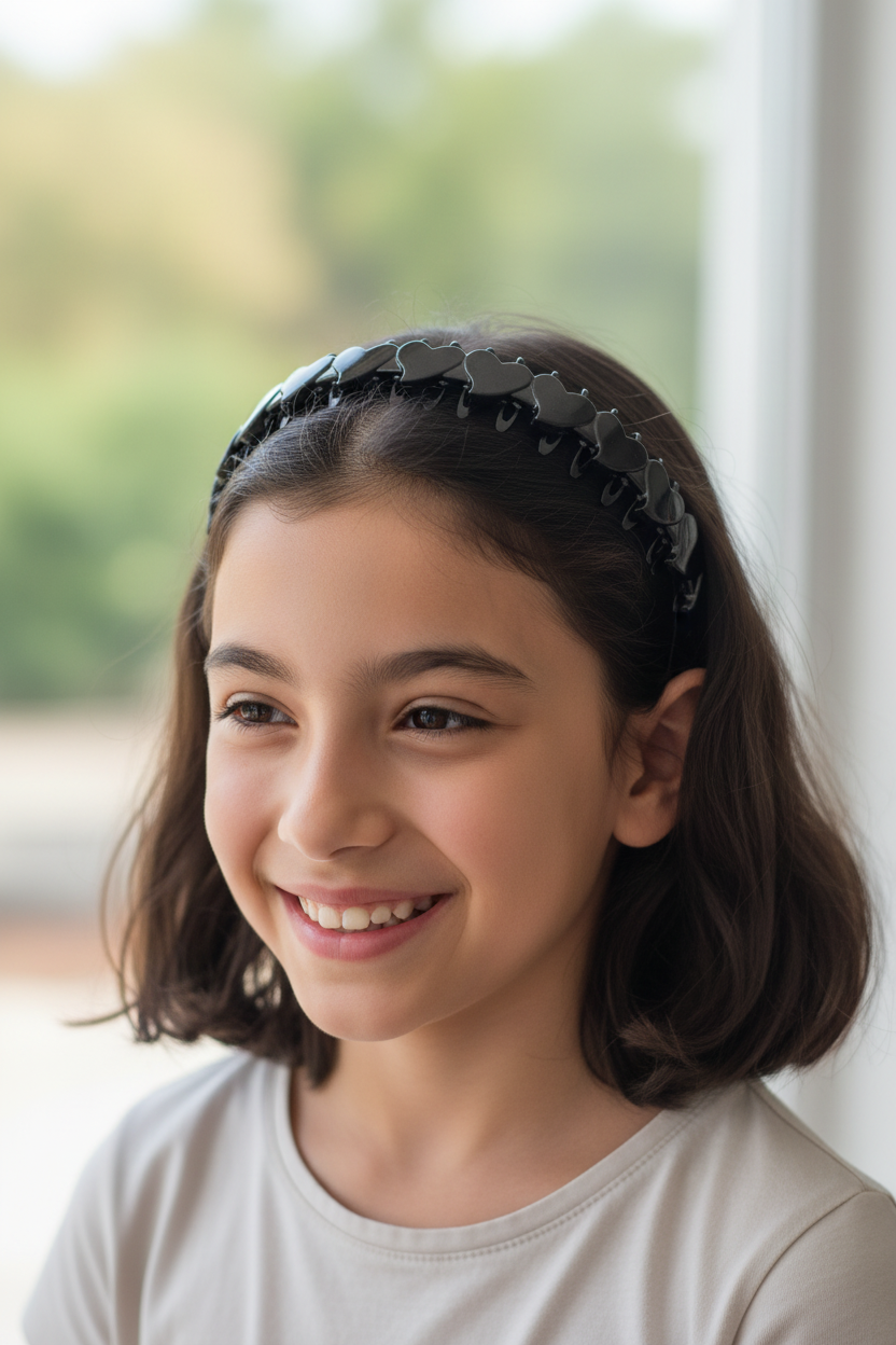 Fashion Fairy Ties Plastic Hair Band For Kids-Assorted-HB1020