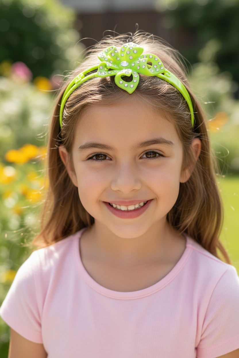 Fashion Fairy Ties Plastic Hair Band For Kids-Assorted-HB1005