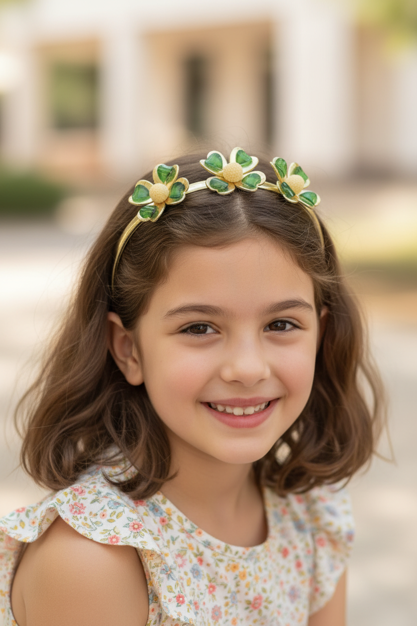 Fashion Fairy Ties Plastic Hair Band For Kids-Assorted-HB1008
