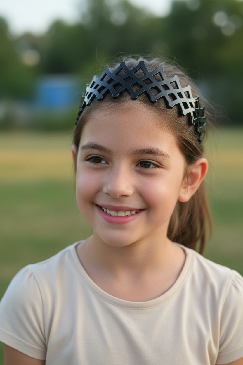 Fashion Fairy Ties Plastic Hair Band For Kids-Assorted-HB1012