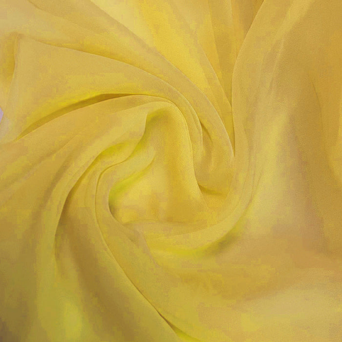 Imported Net Dupatta- Goldenrod